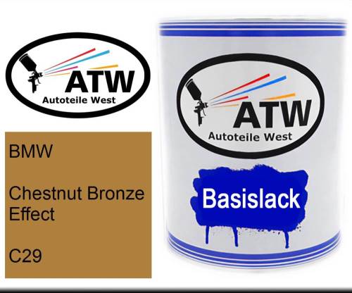 BMW, Chestnut Bronze Effect, C29: 1L Lackdose, von ATW Autoteile West.